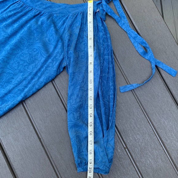 Anthropologie Holding Horses Leyton Blue 3/4 Sleeve Swing Dress NWT Small - Picture 7 of 12